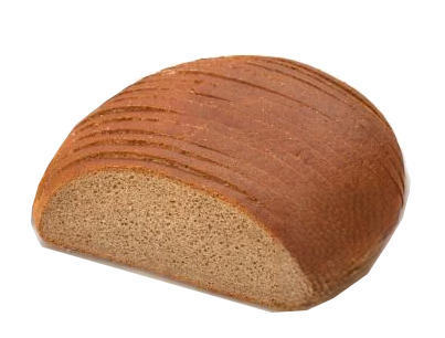 Хліб житньо-пшеничний подовий (житнє сіяне і пшеничного борошна 1-го сорту), нарізаний, 1 кг